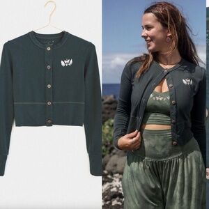 Purusha People “AURA CARDIGAN” Size Medium NEW